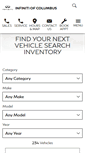 Mobile Screenshot of infinitiofcolumbus.com